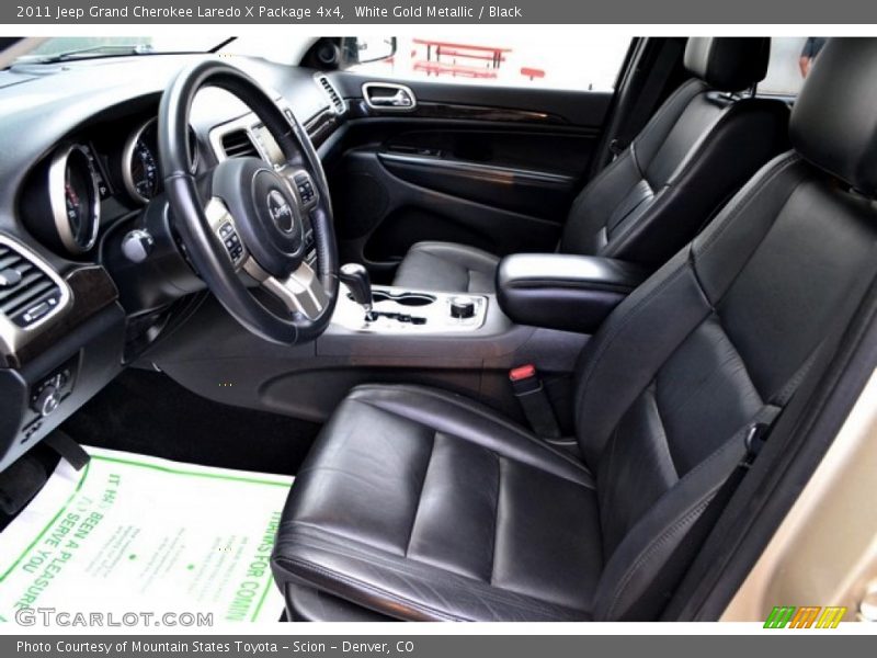 White Gold Metallic / Black 2011 Jeep Grand Cherokee Laredo X Package 4x4
