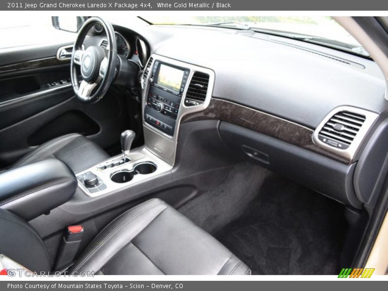 White Gold Metallic / Black 2011 Jeep Grand Cherokee Laredo X Package 4x4