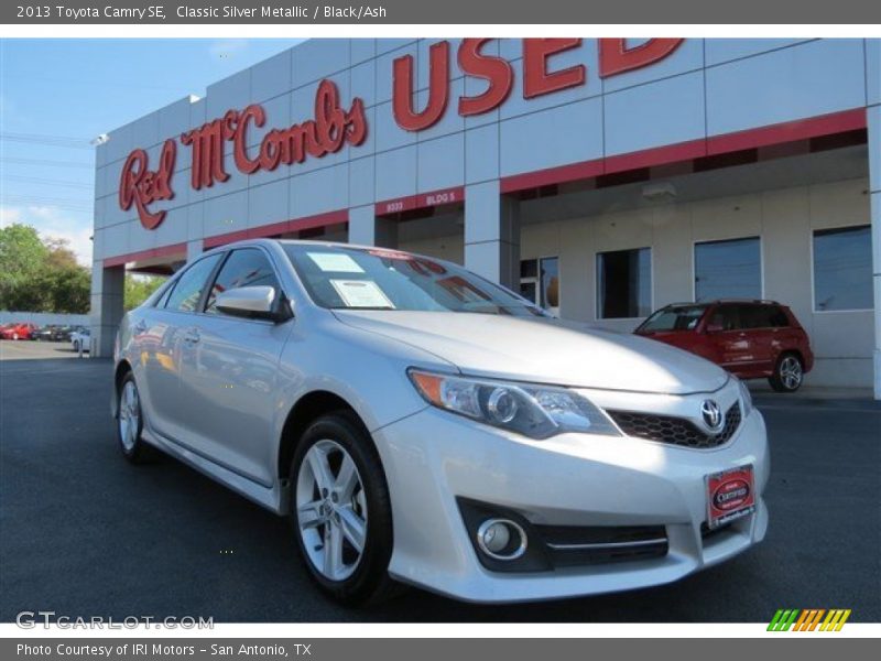 Classic Silver Metallic / Black/Ash 2013 Toyota Camry SE