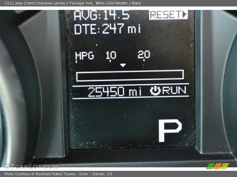 White Gold Metallic / Black 2011 Jeep Grand Cherokee Laredo X Package 4x4