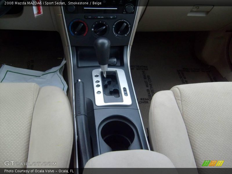 Smokestone / Beige 2008 Mazda MAZDA6 i Sport Sedan