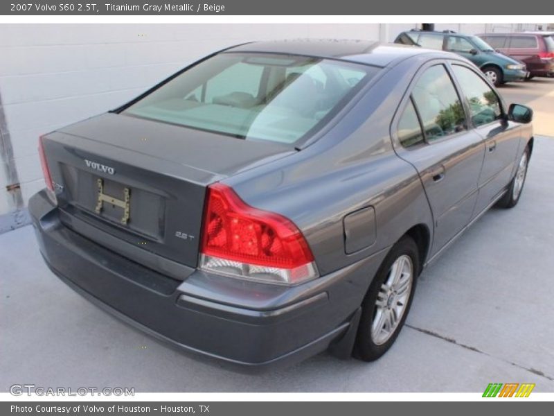 Titanium Gray Metallic / Beige 2007 Volvo S60 2.5T