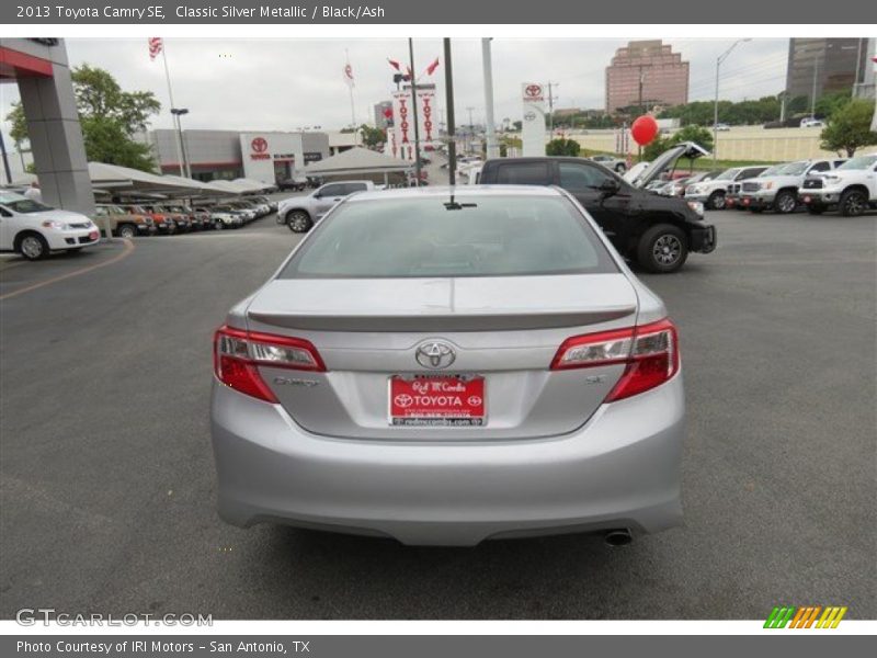 Classic Silver Metallic / Black/Ash 2013 Toyota Camry SE