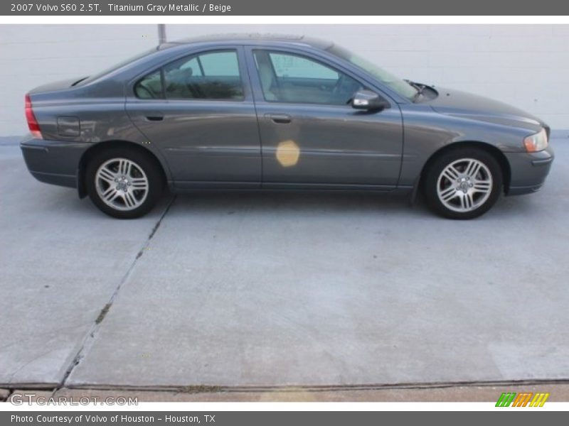 Titanium Gray Metallic / Beige 2007 Volvo S60 2.5T