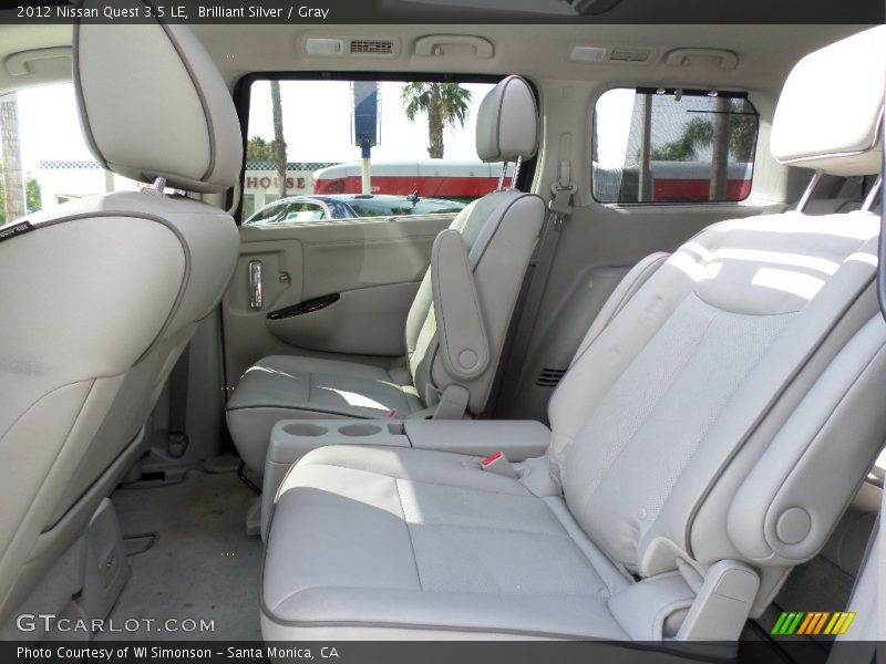 Brilliant Silver / Gray 2012 Nissan Quest 3.5 LE