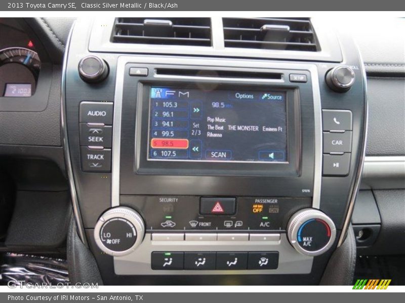 Classic Silver Metallic / Black/Ash 2013 Toyota Camry SE