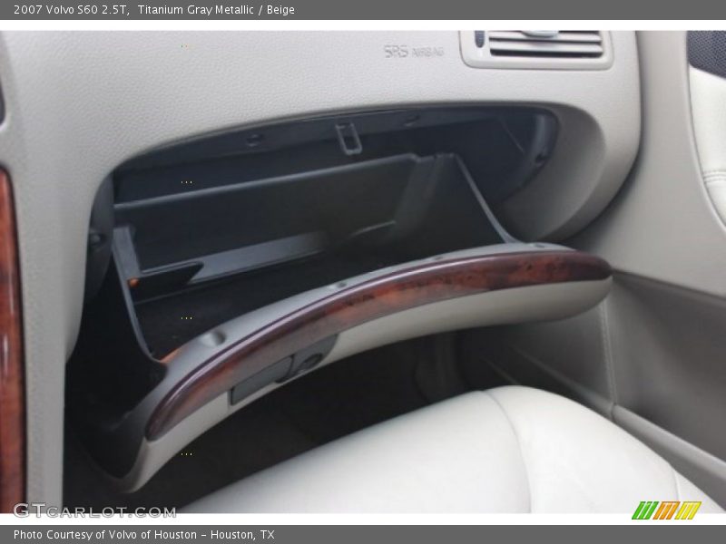 Titanium Gray Metallic / Beige 2007 Volvo S60 2.5T