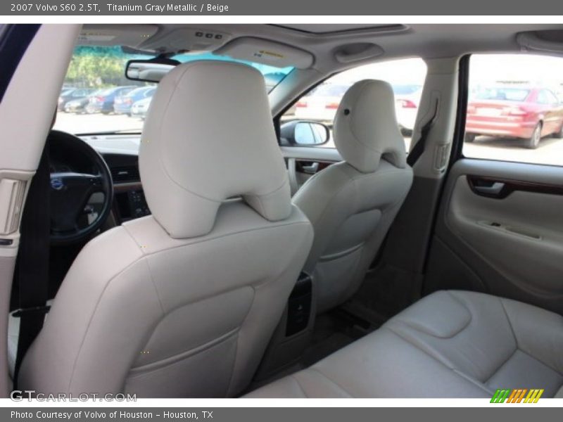 Titanium Gray Metallic / Beige 2007 Volvo S60 2.5T