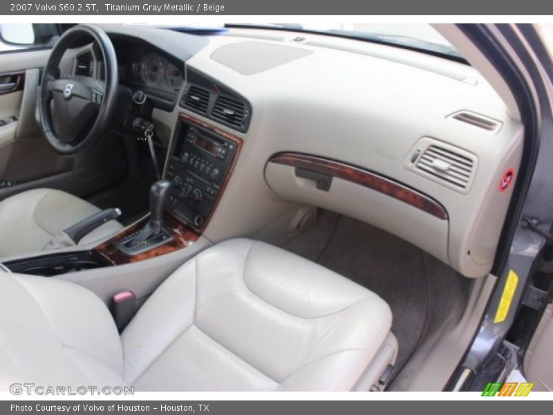 Titanium Gray Metallic / Beige 2007 Volvo S60 2.5T