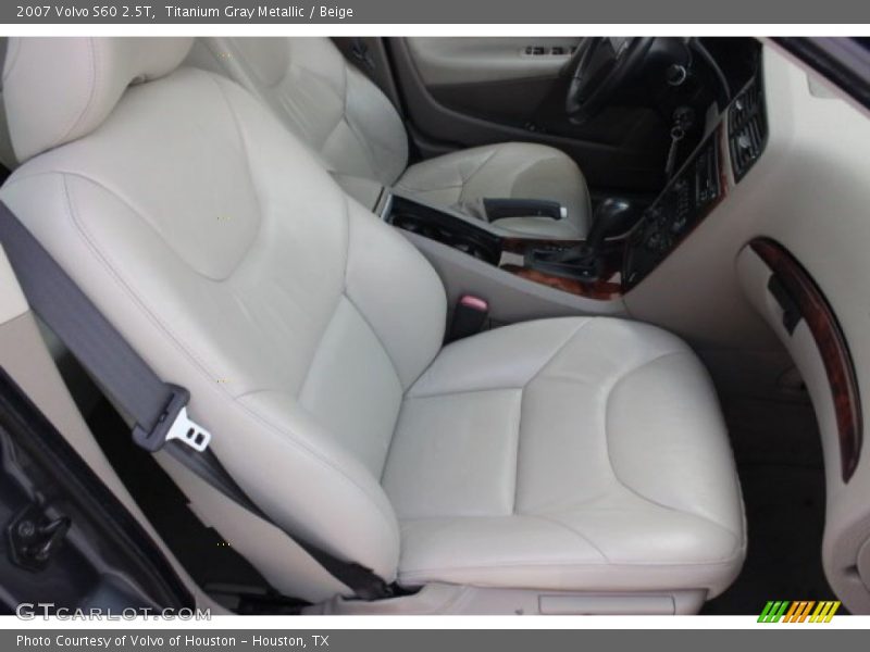 Titanium Gray Metallic / Beige 2007 Volvo S60 2.5T