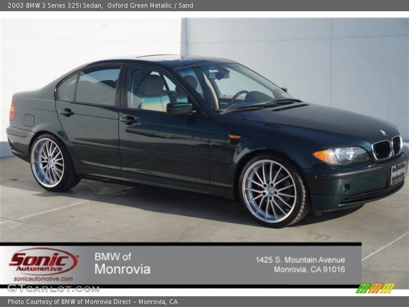 Oxford Green Metallic / Sand 2003 BMW 3 Series 325i Sedan