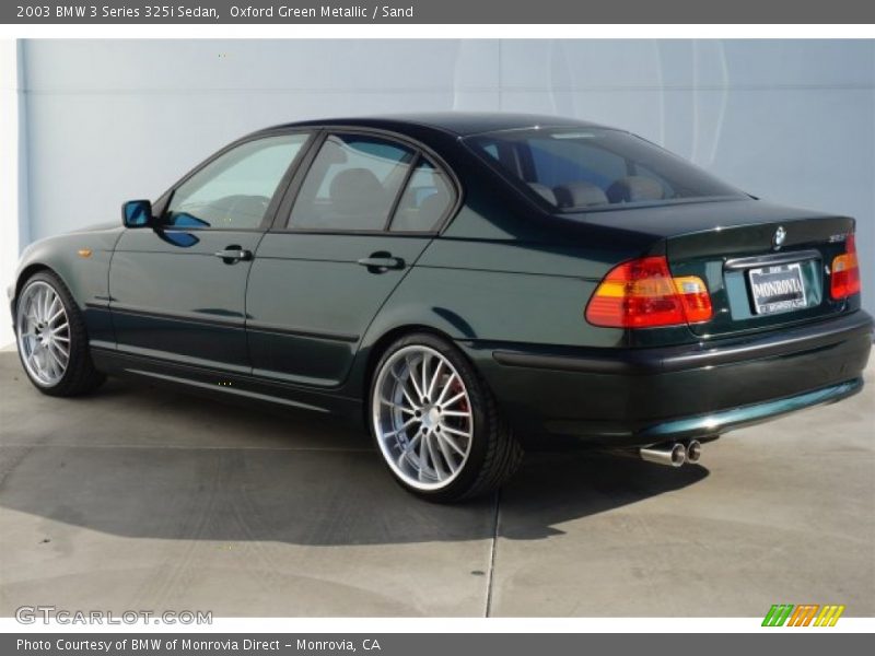 Oxford Green Metallic / Sand 2003 BMW 3 Series 325i Sedan