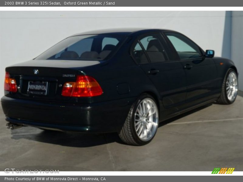 Oxford Green Metallic / Sand 2003 BMW 3 Series 325i Sedan