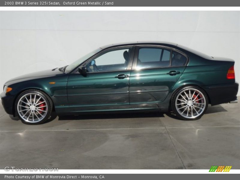 Oxford Green Metallic / Sand 2003 BMW 3 Series 325i Sedan