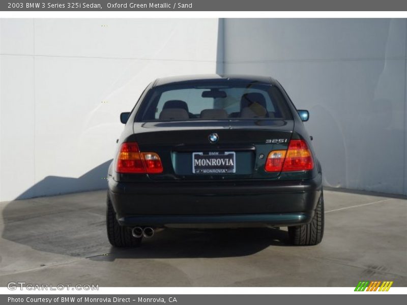 Oxford Green Metallic / Sand 2003 BMW 3 Series 325i Sedan