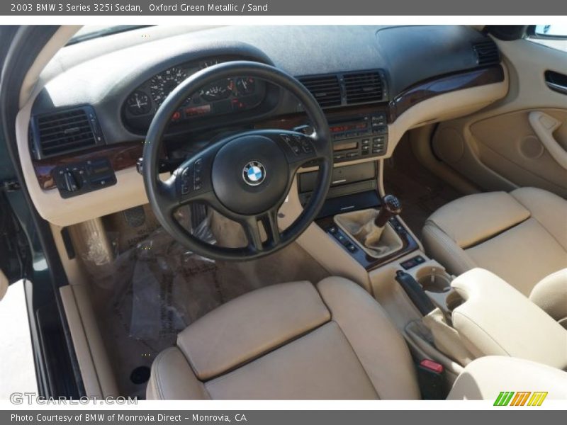 Oxford Green Metallic / Sand 2003 BMW 3 Series 325i Sedan