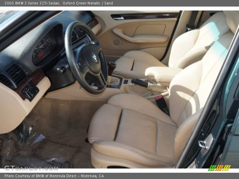 Oxford Green Metallic / Sand 2003 BMW 3 Series 325i Sedan