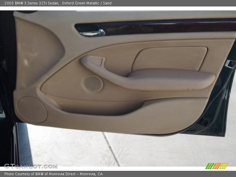 Oxford Green Metallic / Sand 2003 BMW 3 Series 325i Sedan