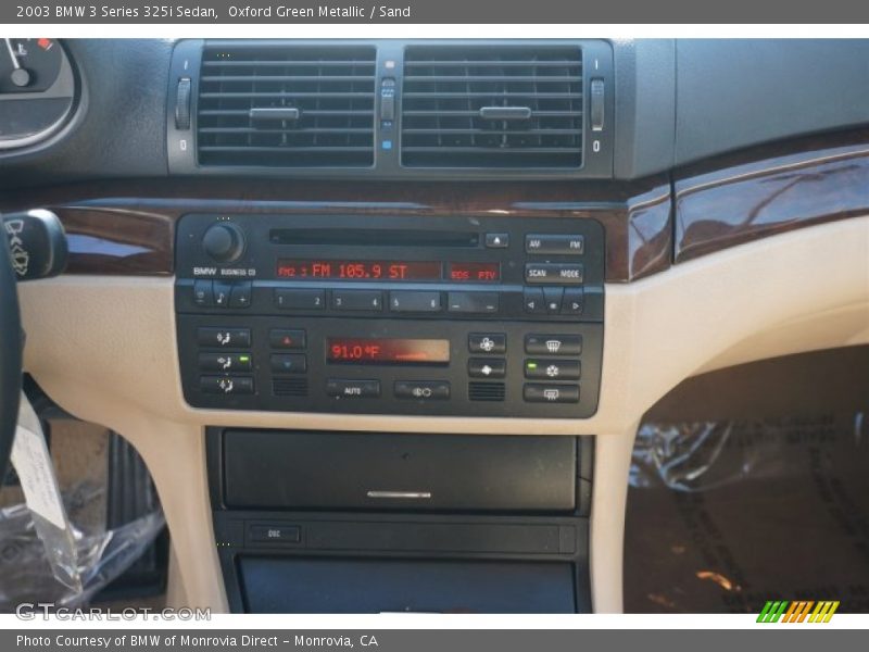 Oxford Green Metallic / Sand 2003 BMW 3 Series 325i Sedan