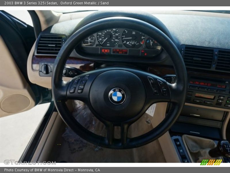 Oxford Green Metallic / Sand 2003 BMW 3 Series 325i Sedan