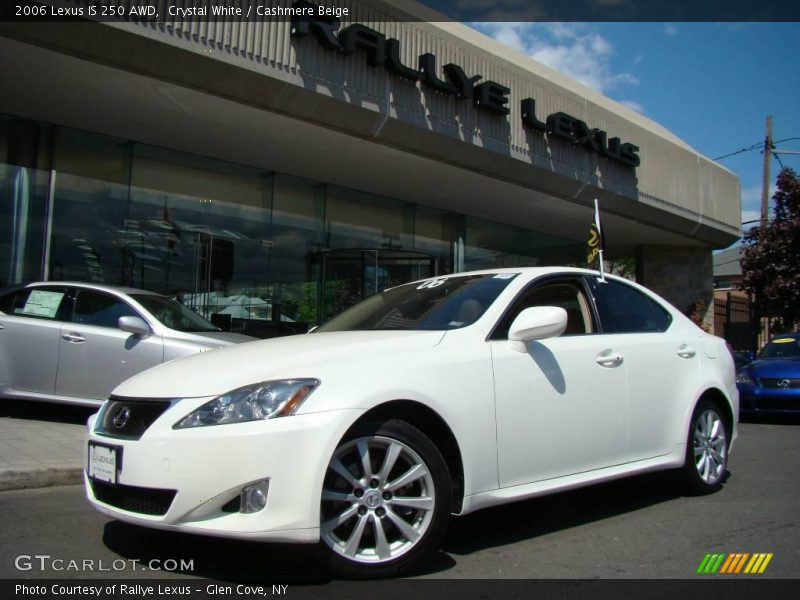 Crystal White / Cashmere Beige 2006 Lexus IS 250 AWD