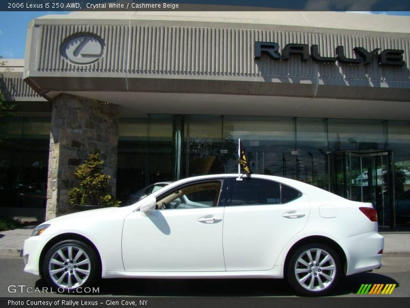 Crystal White / Cashmere Beige 2006 Lexus IS 250 AWD