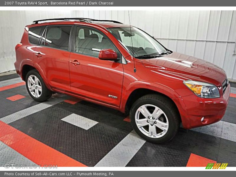 Barcelona Red Pearl / Dark Charcoal 2007 Toyota RAV4 Sport