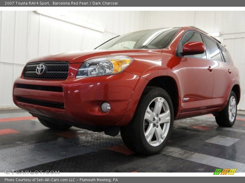 Barcelona Red Pearl / Dark Charcoal 2007 Toyota RAV4 Sport