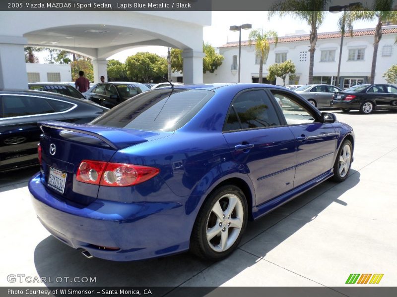 Lapis Blue Metallic / Black 2005 Mazda MAZDA6 i Sport Sedan