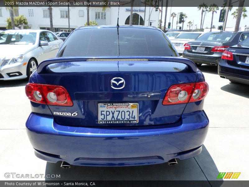 Lapis Blue Metallic / Black 2005 Mazda MAZDA6 i Sport Sedan