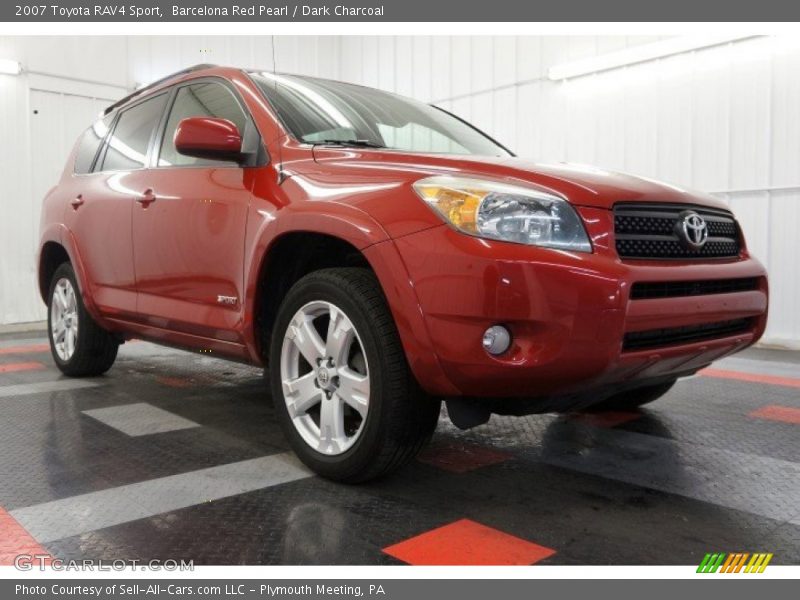 Barcelona Red Pearl / Dark Charcoal 2007 Toyota RAV4 Sport