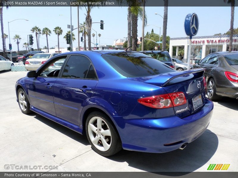 Lapis Blue Metallic / Black 2005 Mazda MAZDA6 i Sport Sedan