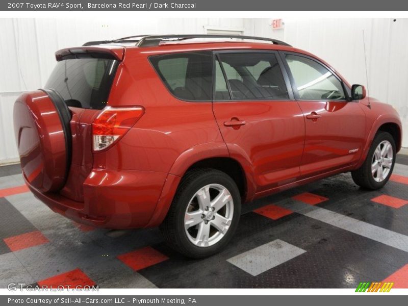 Barcelona Red Pearl / Dark Charcoal 2007 Toyota RAV4 Sport