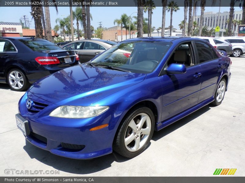 Lapis Blue Metallic / Black 2005 Mazda MAZDA6 i Sport Sedan