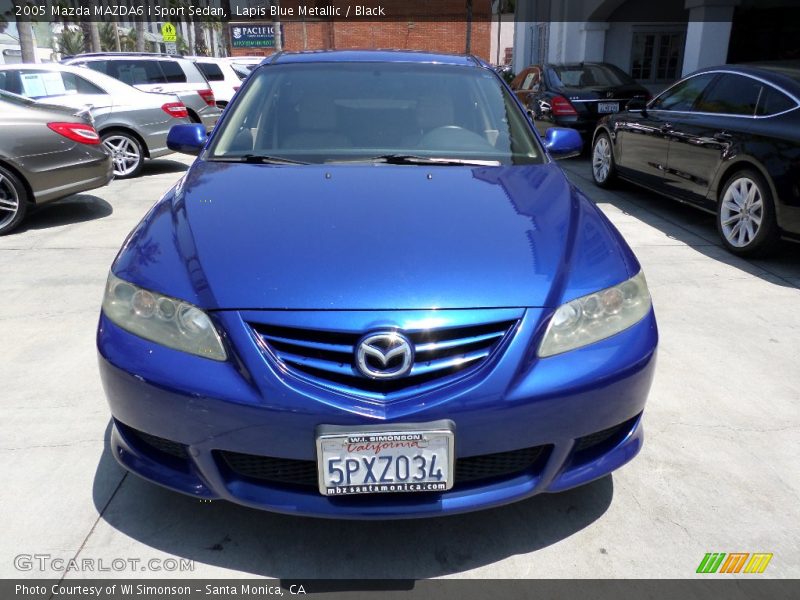 Lapis Blue Metallic / Black 2005 Mazda MAZDA6 i Sport Sedan