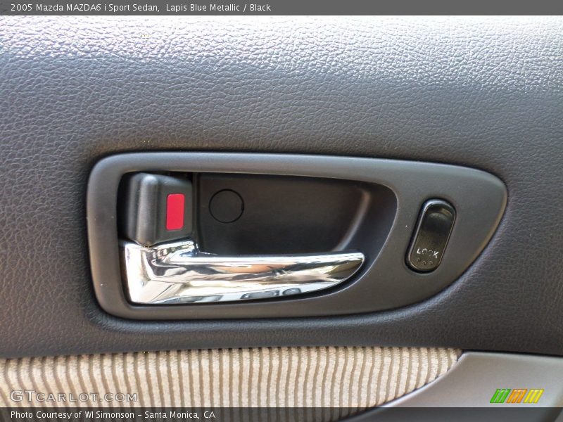 Lapis Blue Metallic / Black 2005 Mazda MAZDA6 i Sport Sedan