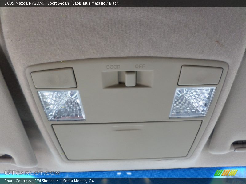 Lapis Blue Metallic / Black 2005 Mazda MAZDA6 i Sport Sedan