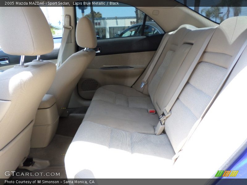 Lapis Blue Metallic / Black 2005 Mazda MAZDA6 i Sport Sedan