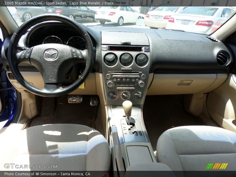 Lapis Blue Metallic / Black 2005 Mazda MAZDA6 i Sport Sedan
