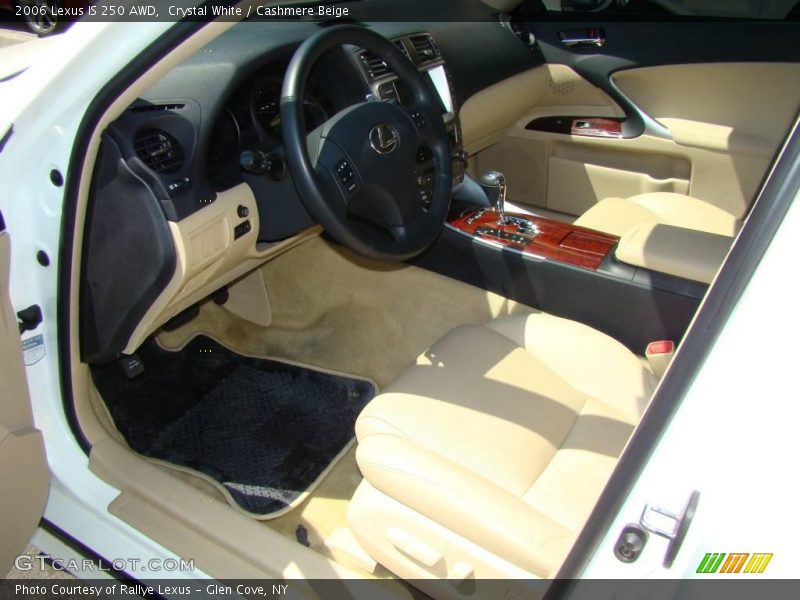 Crystal White / Cashmere Beige 2006 Lexus IS 250 AWD
