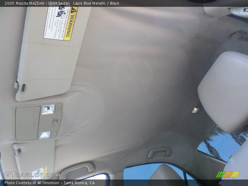 Lapis Blue Metallic / Black 2005 Mazda MAZDA6 i Sport Sedan