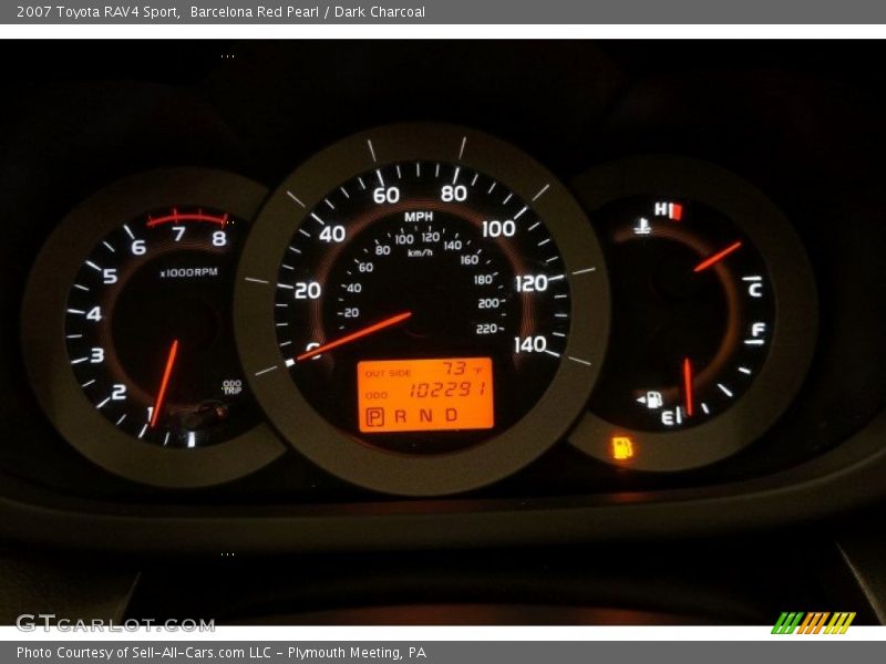  2007 RAV4 Sport Sport Gauges