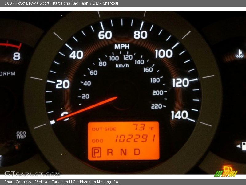 Barcelona Red Pearl / Dark Charcoal 2007 Toyota RAV4 Sport