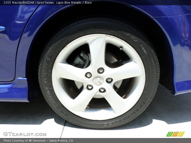 Lapis Blue Metallic / Black 2005 Mazda MAZDA6 i Sport Sedan