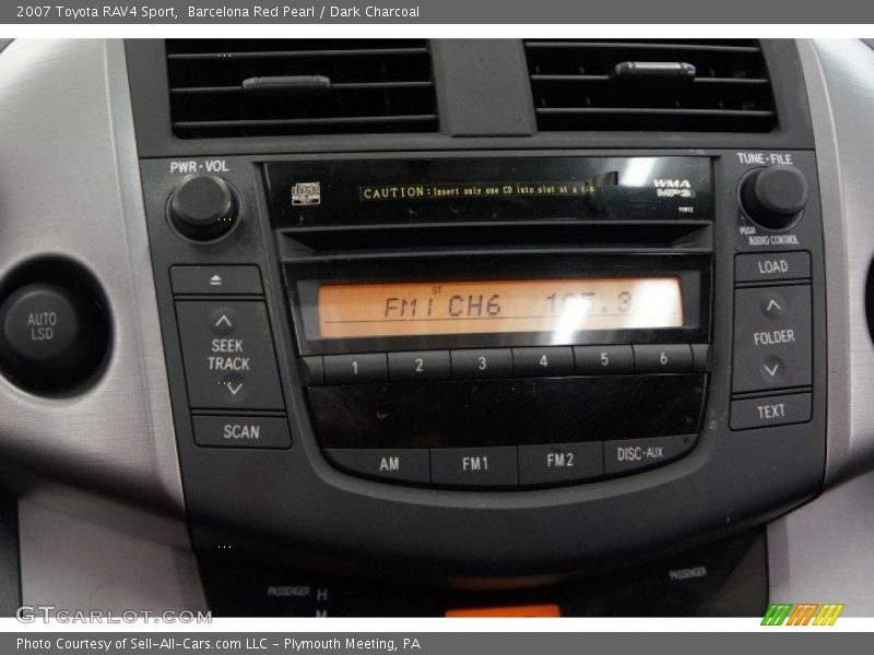 Audio System of 2007 RAV4 Sport