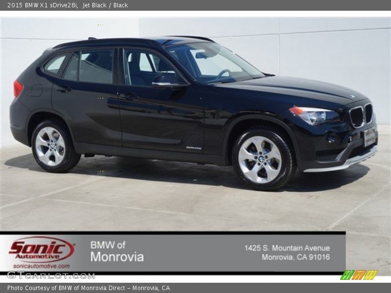 Jet Black / Black 2015 BMW X1 sDrive28i