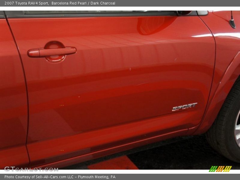 Barcelona Red Pearl / Dark Charcoal 2007 Toyota RAV4 Sport