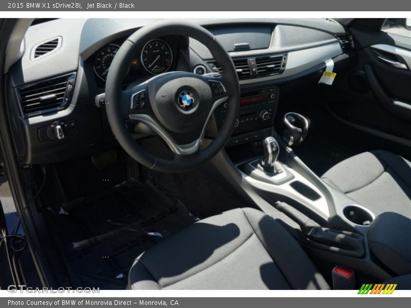 Jet Black / Black 2015 BMW X1 sDrive28i