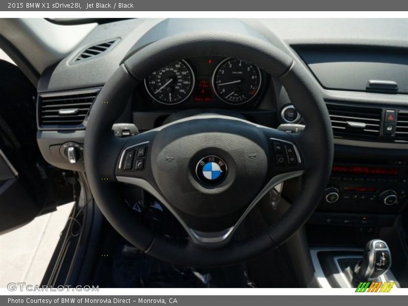 Jet Black / Black 2015 BMW X1 sDrive28i