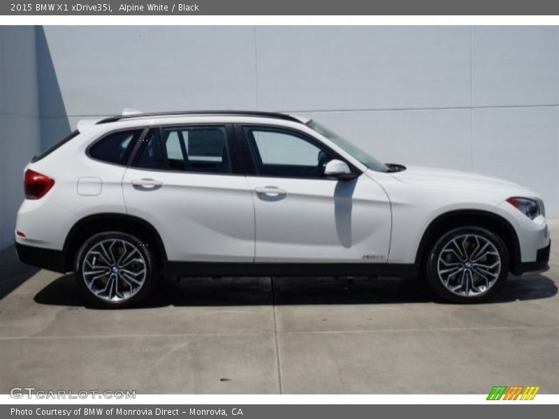 Alpine White / Black 2015 BMW X1 xDrive35i
